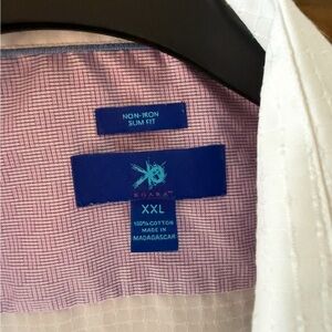 Men’s XLs white dress shirt.